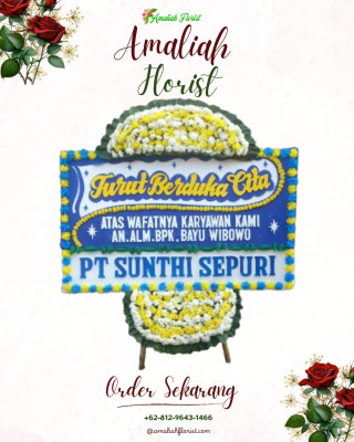 Papan Bunga Duka di Kosa