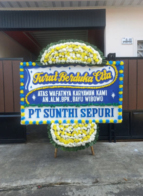 Papan Bunga Duka di Kosa