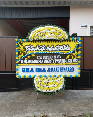 Papan Bunga Duka di Kosa